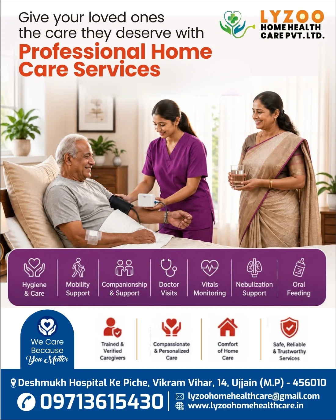 Professional Home Care Services in Ujjain: Thoughtful Support for Your Loved Ones